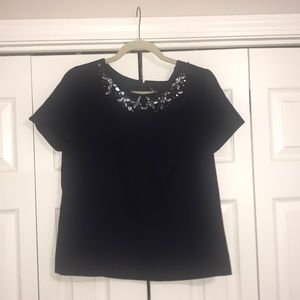 J Crew Navy Blouse
